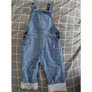 Soft jersey lined dungarees overalls